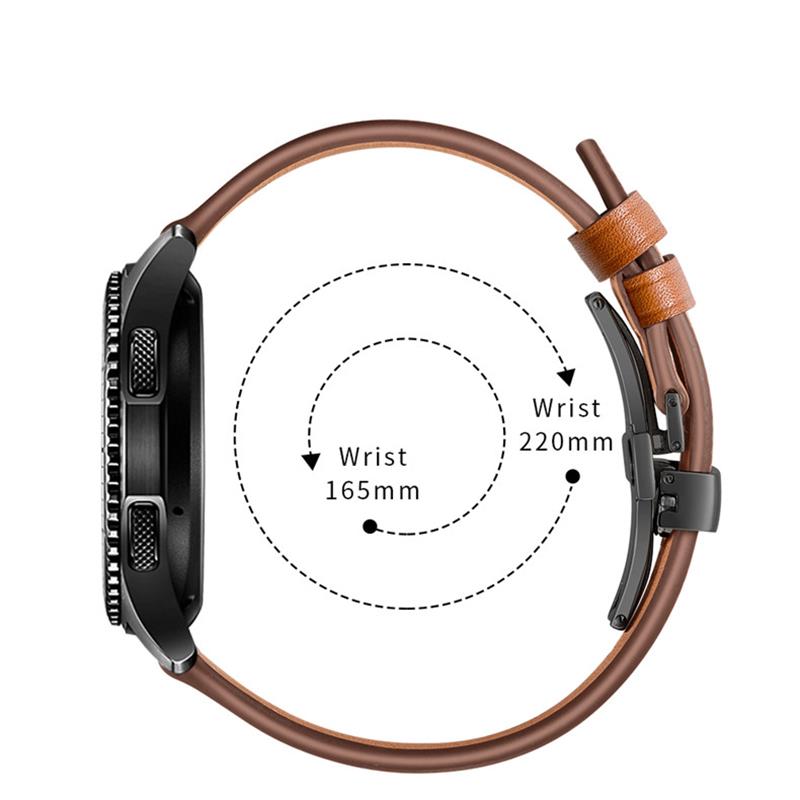Bracelet en cuir 20mm 22mm, po - Titan Smartwatch Accessories avis et prix